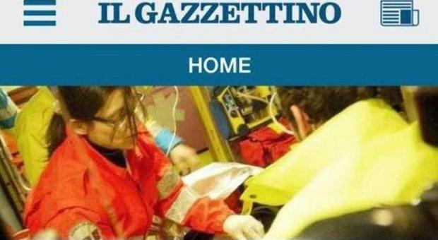 La nuova home page del Gazzettino visibile con l'App
