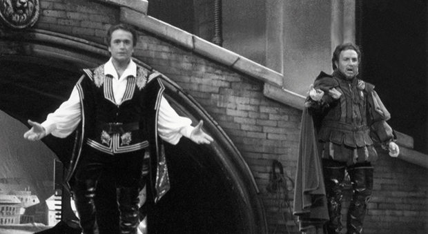 Il baritono Franco Bordoni con Josè Carreras Il baritono Franco Bordoni con Josè Carreras
