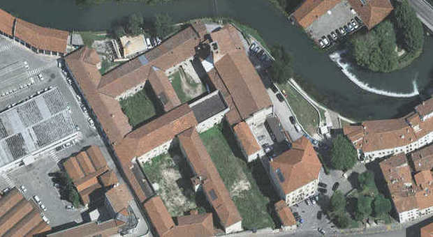 L'area dell'ex carcere di San Biagio a Vicenza in cui troverà posto l'Archivio di Stato