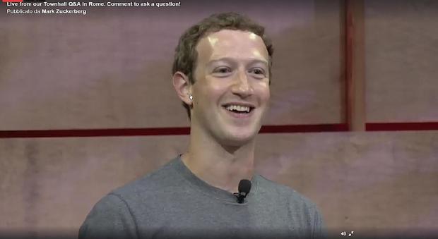 Zuckerberg agli studenti di Roma: "Potete cambiare il mondo, fatelo"-Guarda