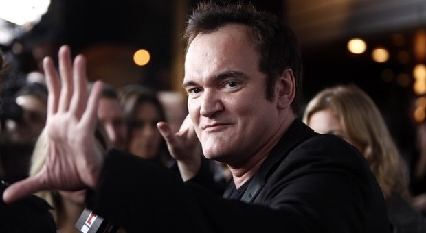 Quentin Tarantino a Cinecittà per l'anteprima del suo nuovo film 'The hateful eight'