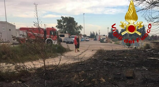 Scoppia l'incendio al campo Panareo: le fiamme distruggono oltre 200 alberi. Paura per le abitazioni
