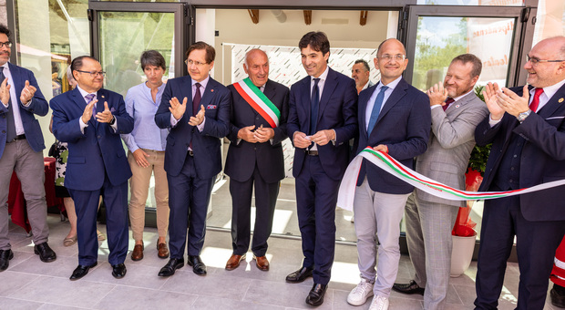 Croce Rossa Italiana a Muccia, inaugurata la decima struttura post sisma 2016