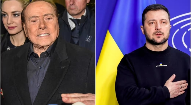 Zelensky contro Berlusconi: «Nessuno ha bombardato casa sua». Il Cav irritato: «Non mi conosce, scappai dalla guerra»