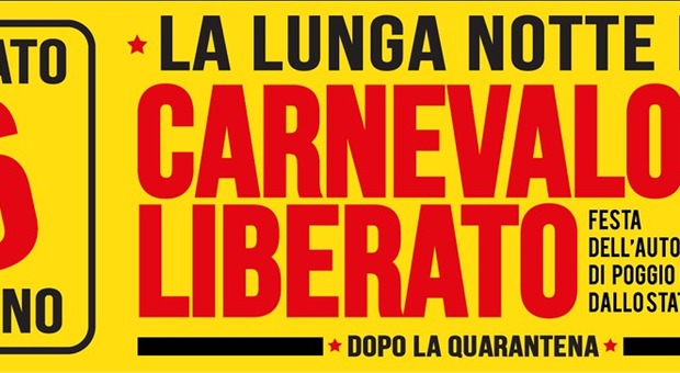 Rieti, Carnevalone Liberato spostato al 6 giugno e in notturna