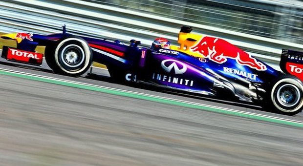 La Red Bull disegnata da Newey, ancora una volta in pole position