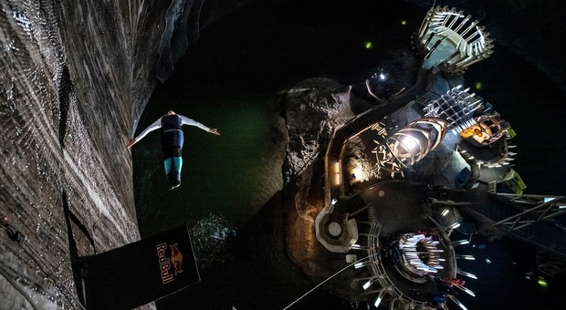 Cliff Diving, Iffland e Popovici: primo tuffo nella salina sotterranea