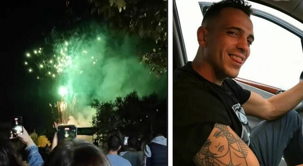 Fuochi d'artificio alla festa di compleanno di Mattia Caruso, ucciso dalla fidanzata