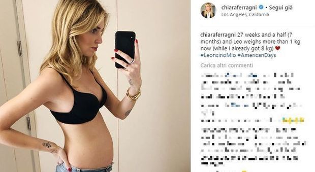 Chiara Ferragni incinta, pancino mini al settimo mese: "Ora vi spiego perché"