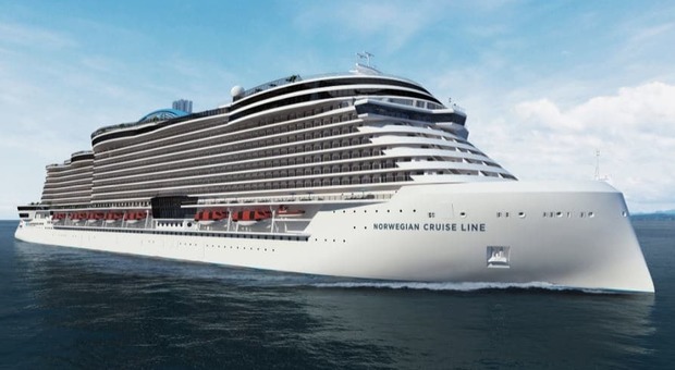 Il rendering della nuova nave extralusso costruita da Fincantieri per Norwegian Cruise