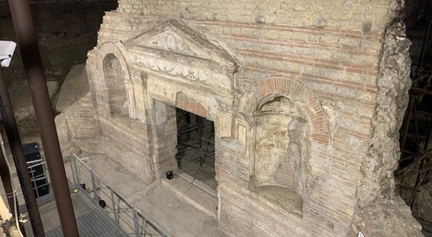 Uno scorcio degli scavi della Villa augustea