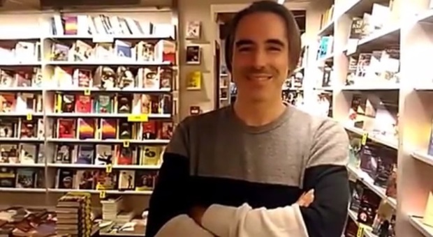 Matteo Bussola durante la videointervista al Gazzettino