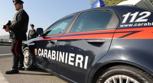 Il controllo dei carabinieri