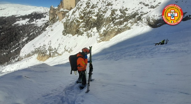 Valanga sulle Pale di S. Martino: travolti due scialpinisti, in rianimazione ragazza di 26 anni