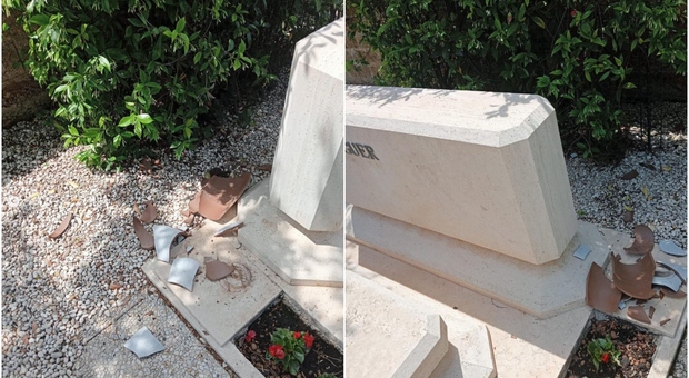 Berlinguer, vandalizzata la tomba a Roma. La figlia Bianca: «È la seconda volta in un mese. Atto vigliacco e ignobile»