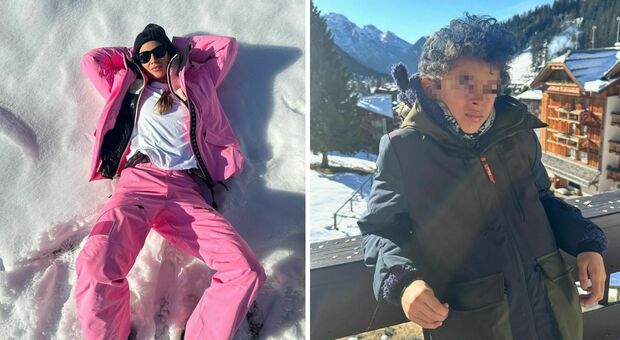 Melissa Satta, San Valentino sulla neve insieme al figlio Maddox: ma dov'è Berrettini?