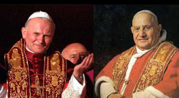 Giovanni XXIII e Wojtyla aggiunti al calendario dei santi, feste l'11 e il 22 ottobre
