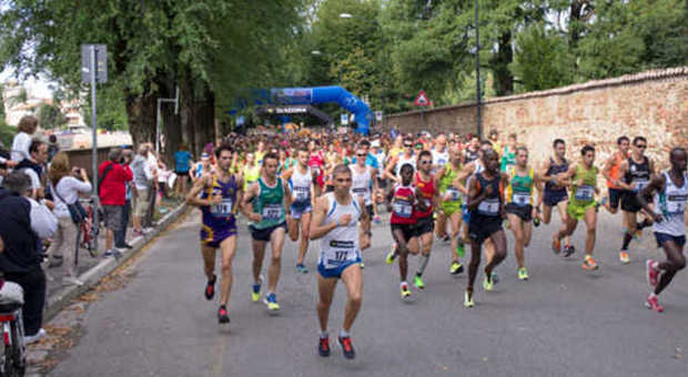 La partenza della Mezza maratona di Vicenza