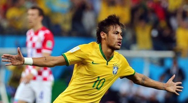 Brasile-Croazia 3-1 è festa ma con l'aiutino Neymar protagonista