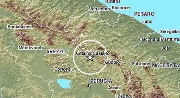 Terremoto, la terra trema in Altotevere: scossa magnitudo 3.2 alle tre del mattino