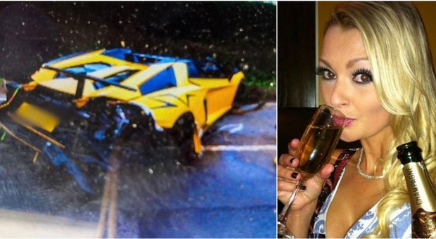 Lamborghini distrutta in un incidente, la donna che lo ha provocato condannata a pagare 34 sterline di risarcimento