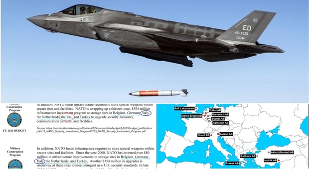 Bombe nucleari, gli Usa rafforzano le dotazioni Nato in Europa: quante ce ne sono a Ghedi e Aviano. Il passaggio dai Tornado agli F-35