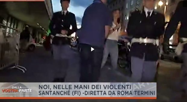 Santanchè aggredita in diretta tv a Termini: lancio di pietre durante il programma "Dalla Vostra Parte"