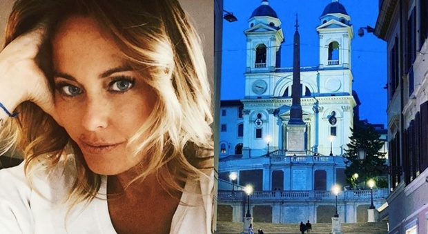 Sonia Bruganelli, la foto di Roma deserta su Instagram. Un dettaglio fa infuriare i fan: «Complimenti per la sensibilità...»