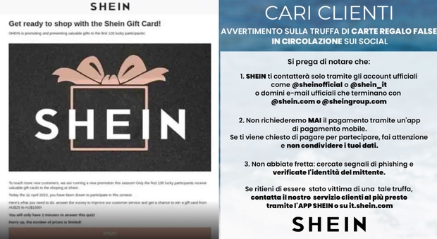 Shein e il buono regalo da 300 euro: come funziona la truffa online che sfrutta l'e-commerce per rubare dati sensibili