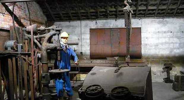 La miniera, chiusa dal 1980, ha dato lavoro a centinaia di italiani