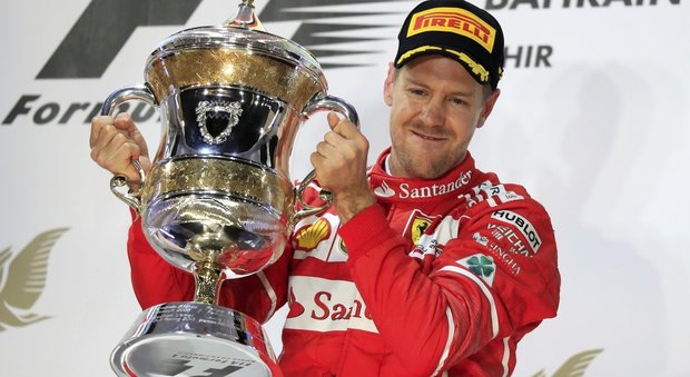 La Ferrari di Vettel in Bahrain