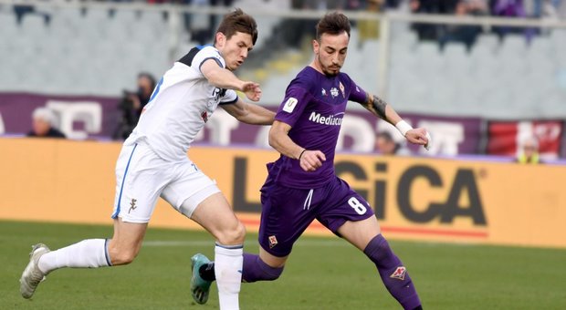 Orgoglio Fiorentina: i viola in dieci battono l'Atalanta 2-1, primo gol di Cutrone