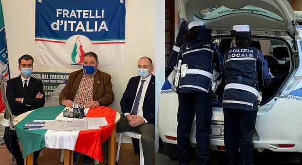 Reggio Emilia, Fratelli d'Italia presenta l'ex leghista Vinci: multati tutti i presenti per assembramento