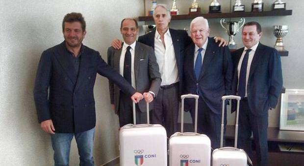 Alle Olimpiadi con valigie made in Naples