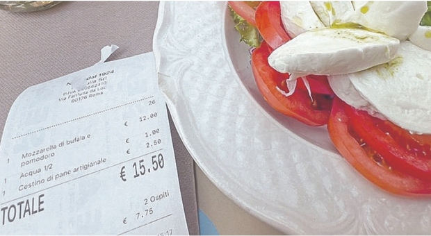Roma, la mappa del caro prezzi (anche in periferia): al Pigneto 15 euro per una caprese, a Fonte Ostiense panino e bibita a 12