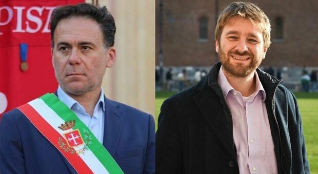 Il sindaco uscente Michele Conti e lo sfidante Paolo Marinelli