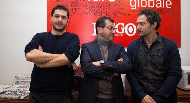 Claudio Santamaria e Gabriele Mainetti a Leggo (Paolo Rizzo/Toiati)