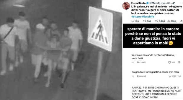 Stupro di Palermo, sui social diffuse le foto dei 7 arrestati: insulti e minacce di morte, si temono spedizioni punitive
