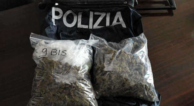 La droga sequestrata dalla Polizia di Vicenza