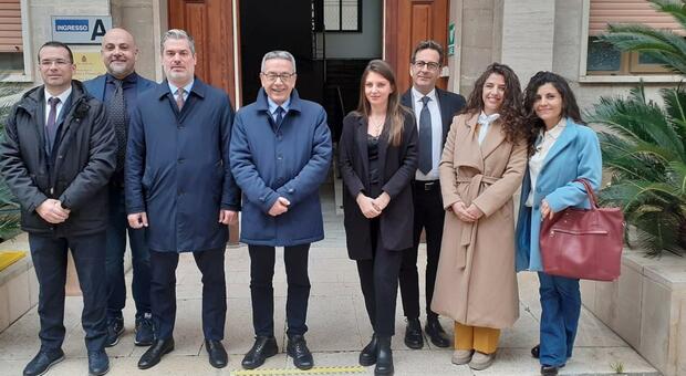 La visita del sindaco di Valona Ermal Dredha, nello scorso mese di febbraio, per l’avvio delle procedure di gemellaggio