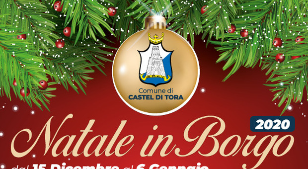 A Castel di Tora “Natale in Borgo” fra luci e musica fino al 6 gennaio