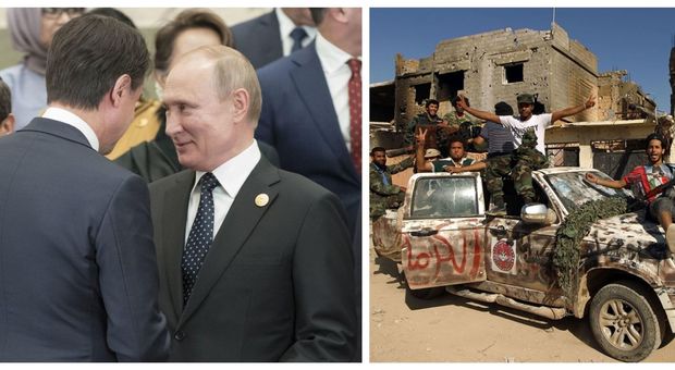 Libia, Conte incontra Putin: «Lavorare insieme a una soluzione»