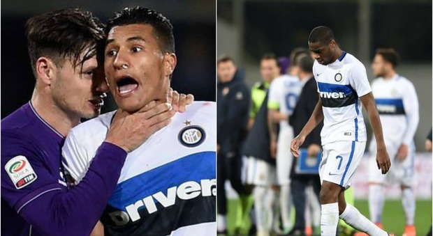 Fiorentina-Inter: tre giornate a Zarate, due a Kondogbia