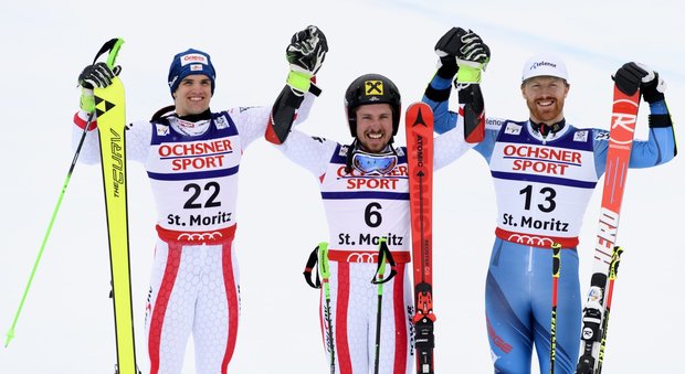 Mondiali di St. Moritz, doppietta austriaca nel gigante Primo degli azzurri è Tonetti giunto decimo