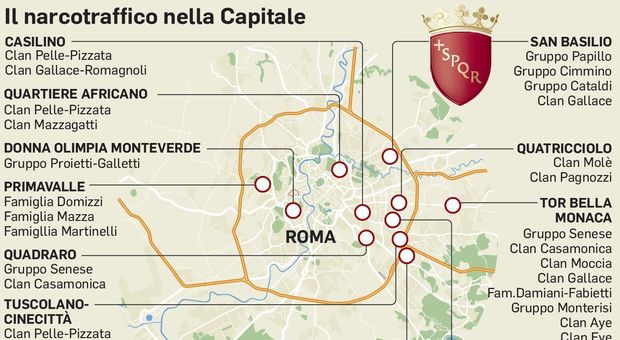 Da San Basilio a Ostia emergenza spaccio: la mappa delle piazze