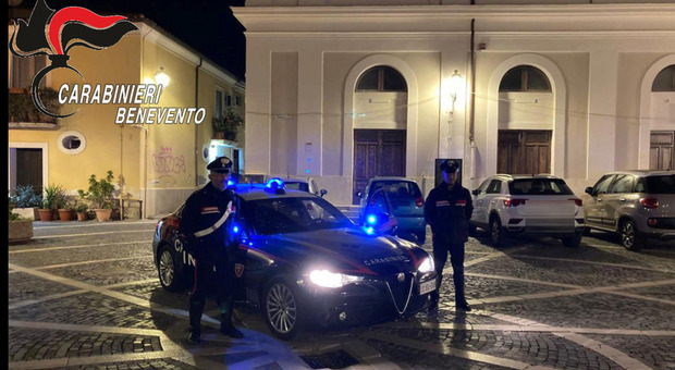 L'intervento dei carabinieri