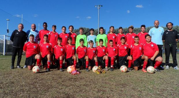 L'Under 14 dello Sporting Rieti insieme ad alcuni dell'U13 (foto: pagina Facebook Sporting Rieti)