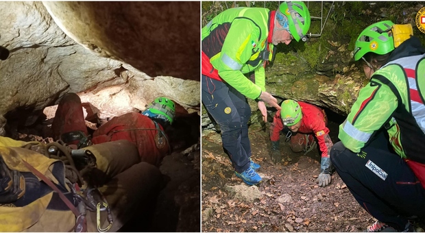 Speleologo cade in una grotta sul Monte Faedo, salvato dopo 10 ore: era rimasto intrappolato sottoterra