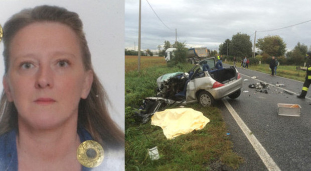 Si schianta in auto contro un camion: Wilma muore a 45 anni