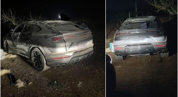 Ladri abbandonano Lamborghini rubata dopo la sparatoria: folle inseguimento